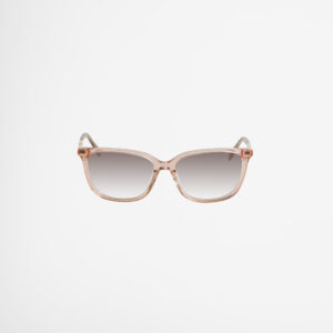 Semi-transparent Beige Frame Sunglasses